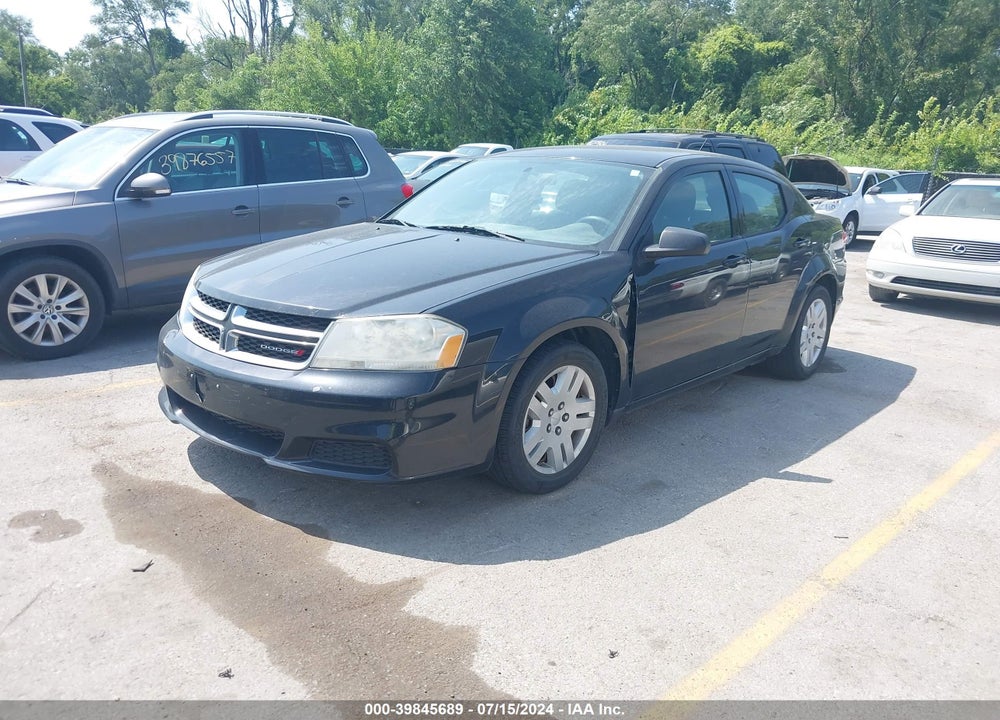 2012 DODGE AVENGER SE VIN: 1C3CDZAB8CN286598