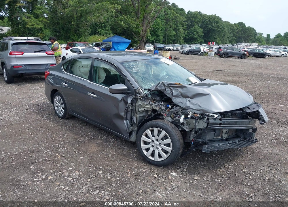2019 NISSAN SENTRA S VIN: 3N1AB7AP4KY353601