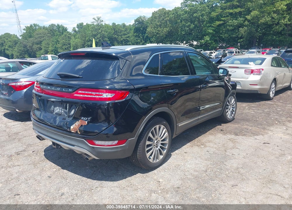 2017 LINCOLN MKC RESERVE VIN: 5LMCJ3C9XHUL12216