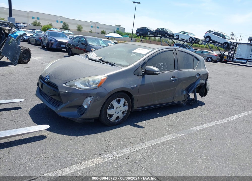 2015 TOYOTA PRIUS C TWO VIN: JTDKDTB34F1581723
