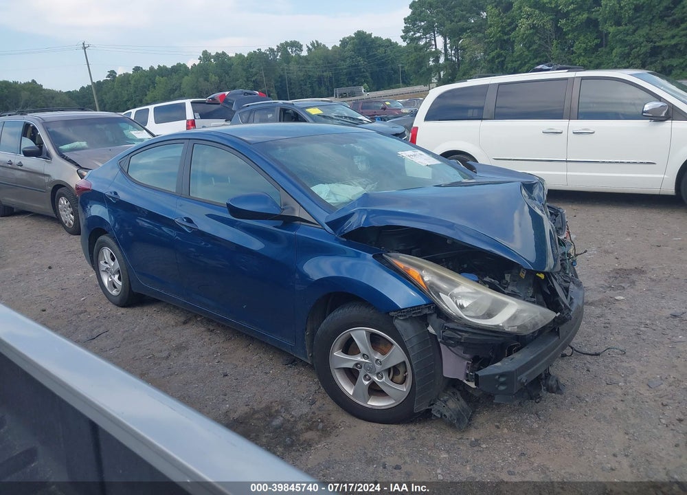 2014 HYUNDAI ELANTRA SE VIN: KMHDH4AE2EU164017