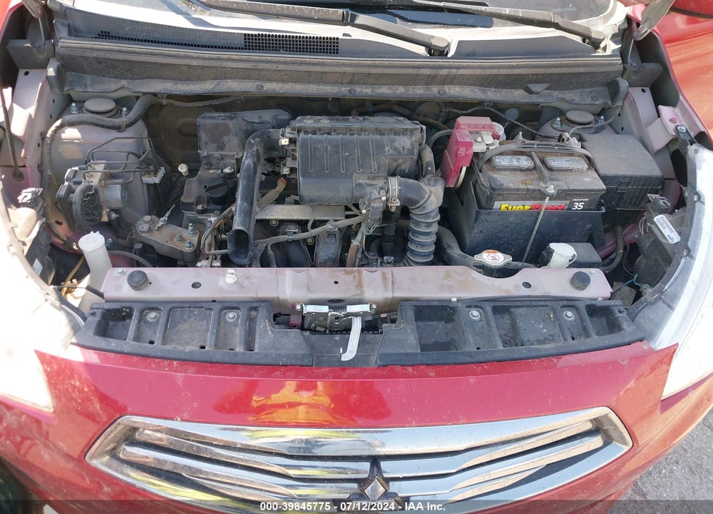 2019 MITSUBISHI MIRAGE G4 ES VIN: ML32F3FJ8KHF01530