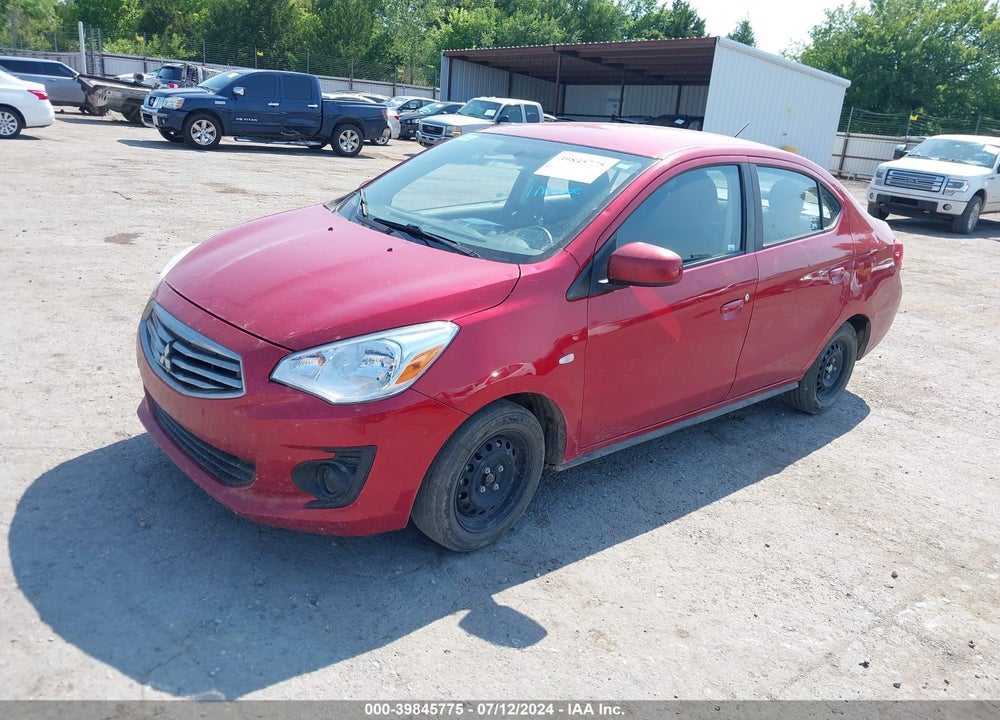 2019 MITSUBISHI MIRAGE G4 ES VIN: ML32F3FJ8KHF01530