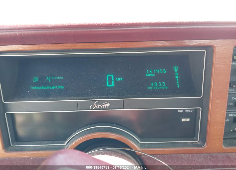 1988 CADILLAC SEVILLE VIN: 1G6KS5158JU813724
