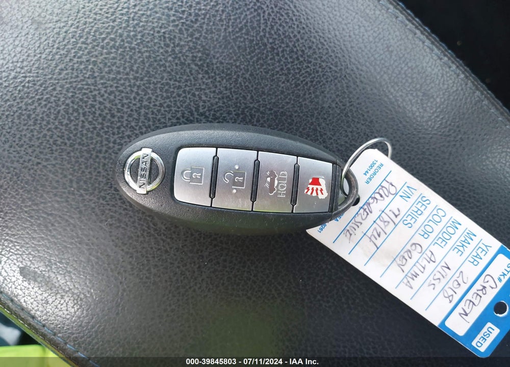 2018 NISSAN ALTIMA 2.5 SR VIN: 1N4AL3AP1JC109601
