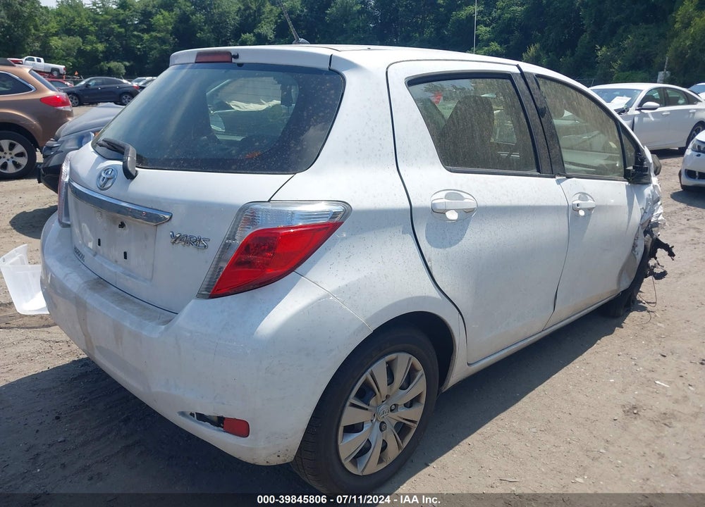 2014 TOYOTA YARIS VIN: JTDKTUD38ED589178
