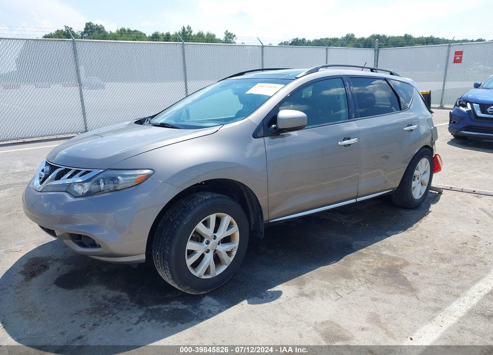 2012 NISSAN MURANO VIN: JN8AZ1MWXCW206270