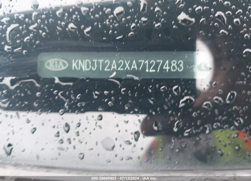2010 KIA SOUL VIN: KNDJT2A2XA7127483