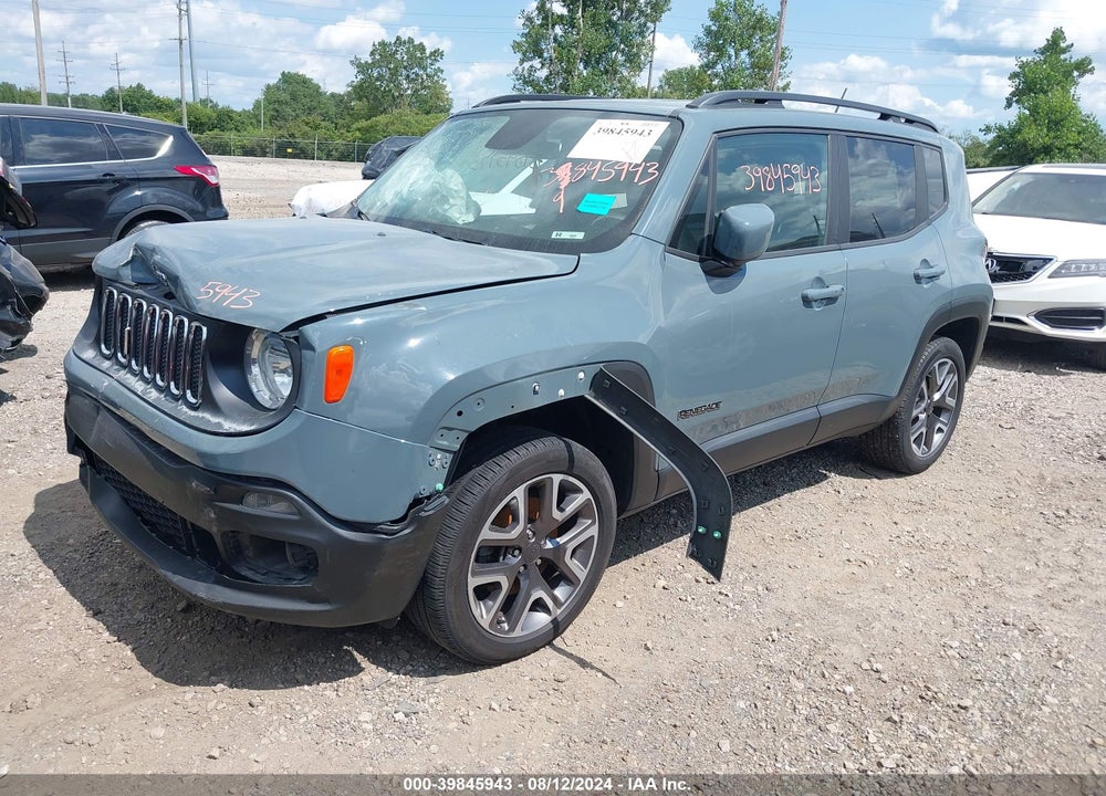 2017 JEEP RENEGADE LATITUDE 4X4 VIN: ZACCJBBB0HPF33198