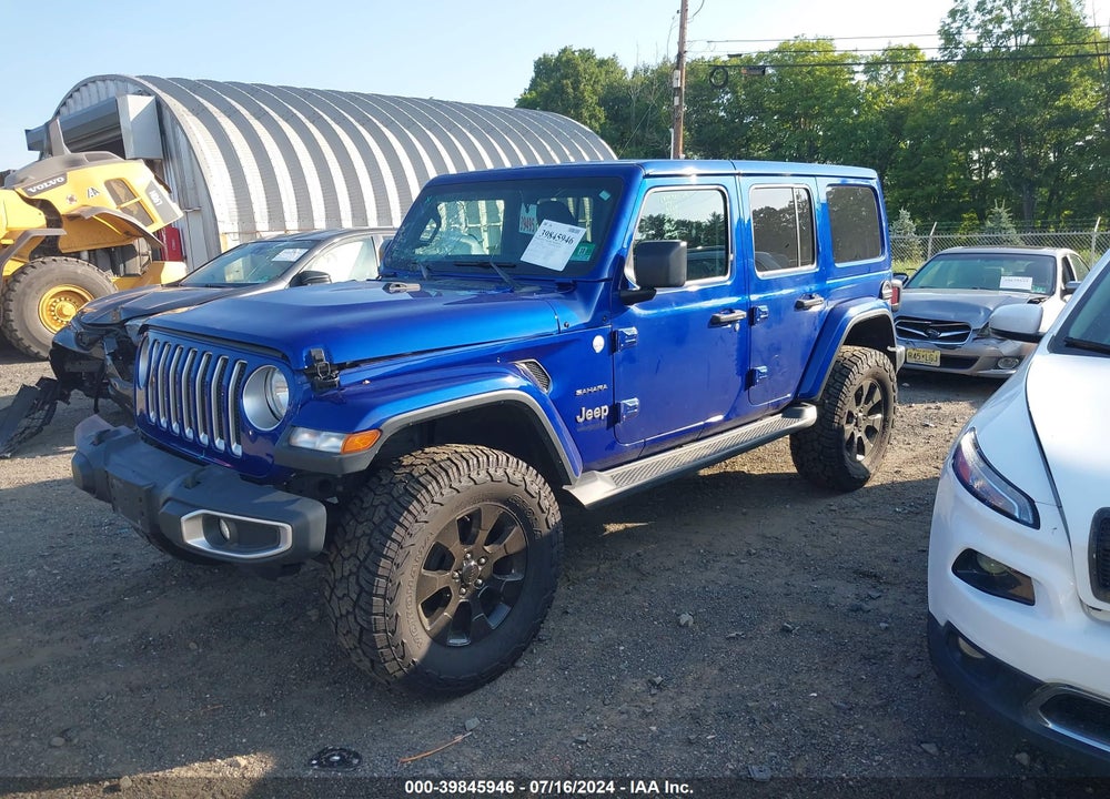 2018 JEEP WRANGLER UNLIMITED SAHARA 4X4 VIN: 1C4HJXEG8JW229619