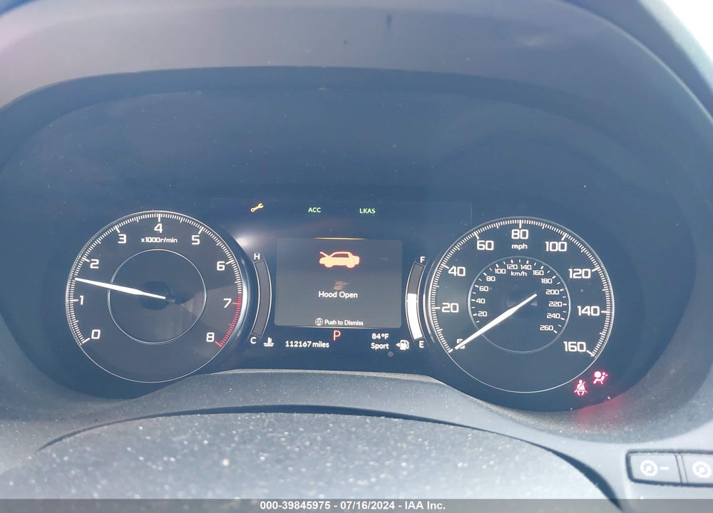 2019 ACURA RDX TECHNOLOGY PACKAGE VIN: 5J8TC1H55KL021181