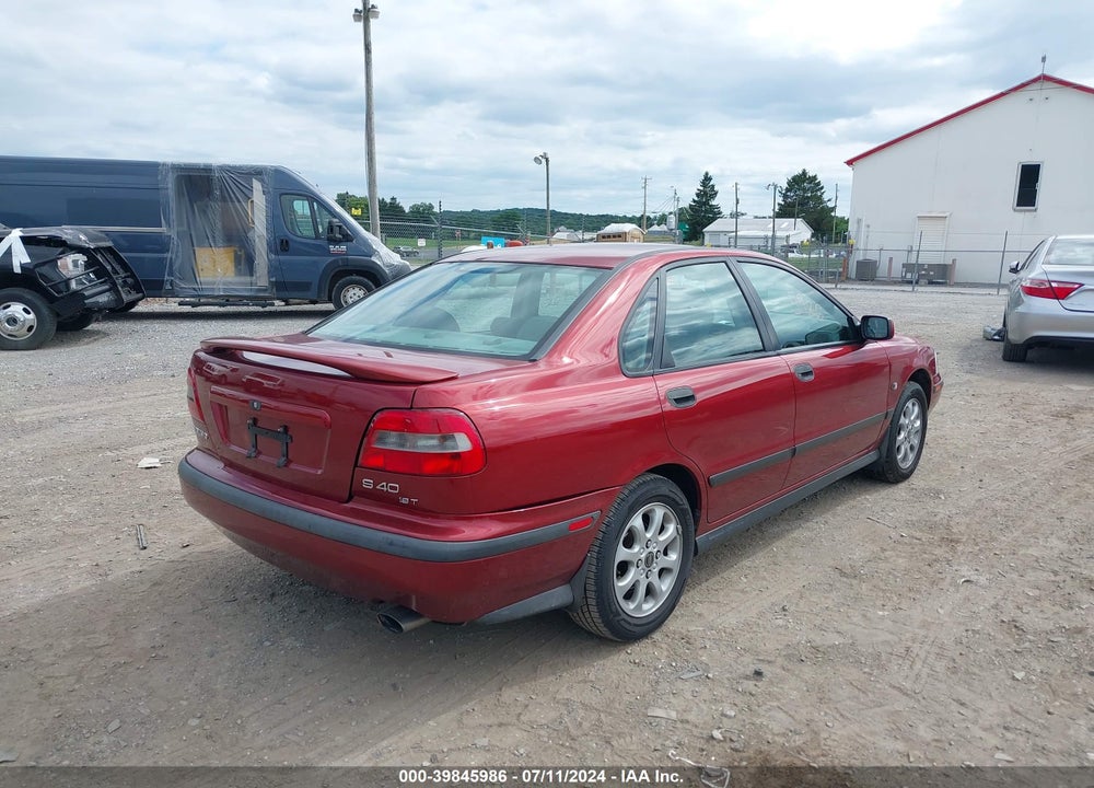 2000 VOLVO S40 A/AS VIN: YV1VS2550YF487798