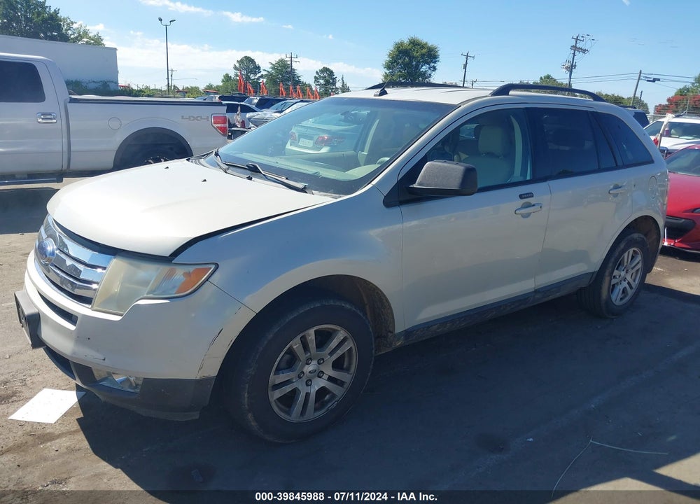 2007 FORD EDGE SEL VIN: 2FMDK38C47BA55860