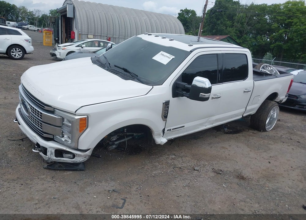 2018 FORD F-250 PLATINUM VIN: 1FT7W2BT6JEC02913