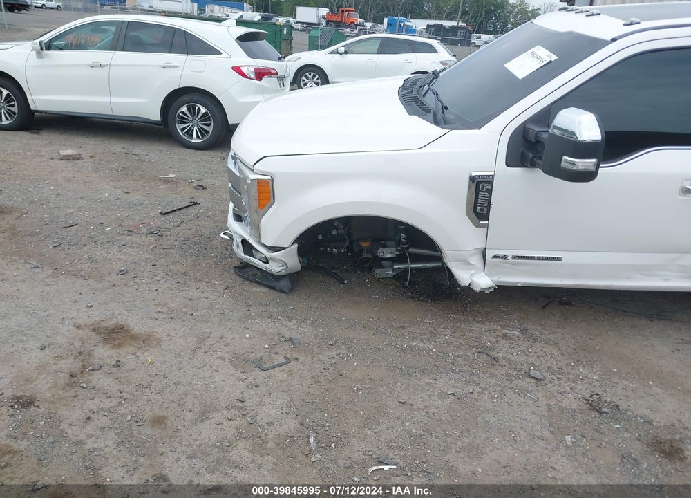 2018 FORD F-250 PLATINUM VIN: 1FT7W2BT6JEC02913