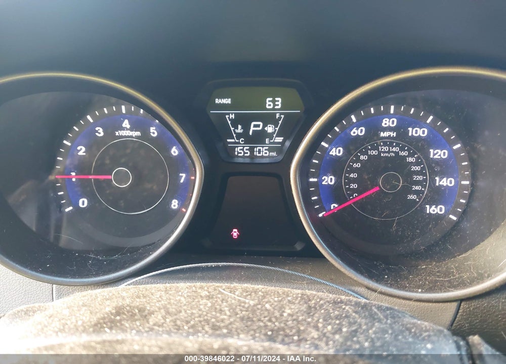 2014 HYUNDAI ELANTRA SE VIN: 5NPDH4AE1EH478014