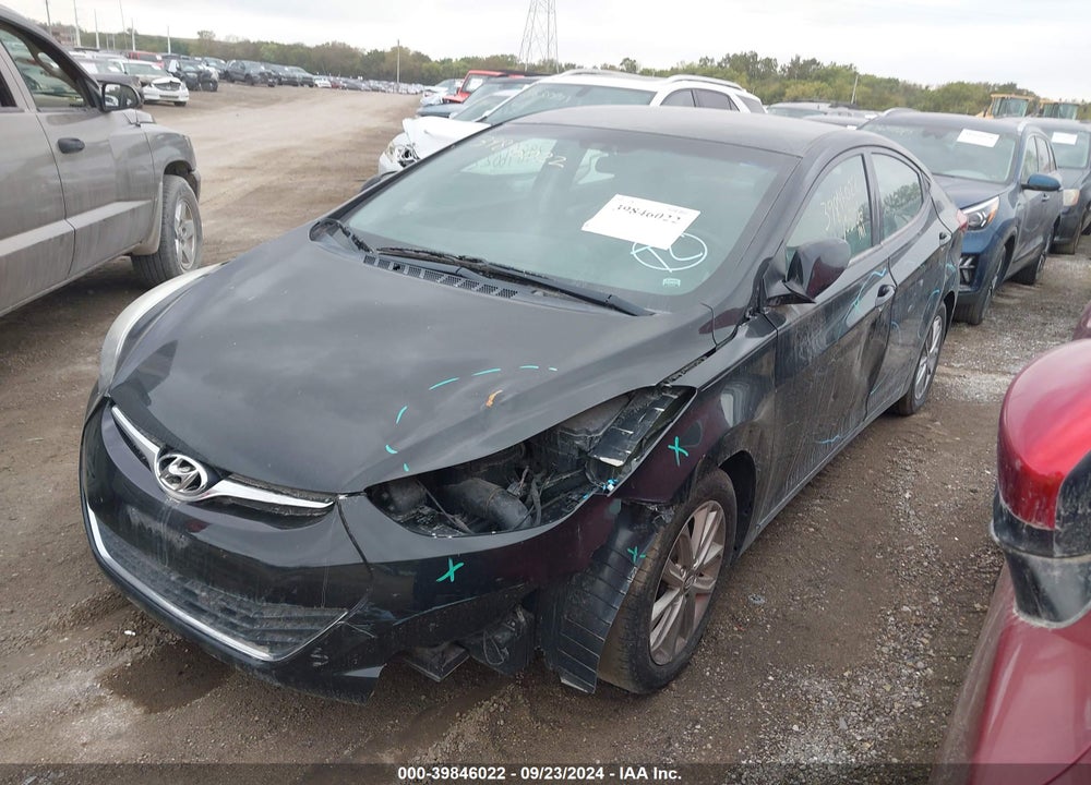 2014 HYUNDAI ELANTRA SE VIN: 5NPDH4AE1EH478014