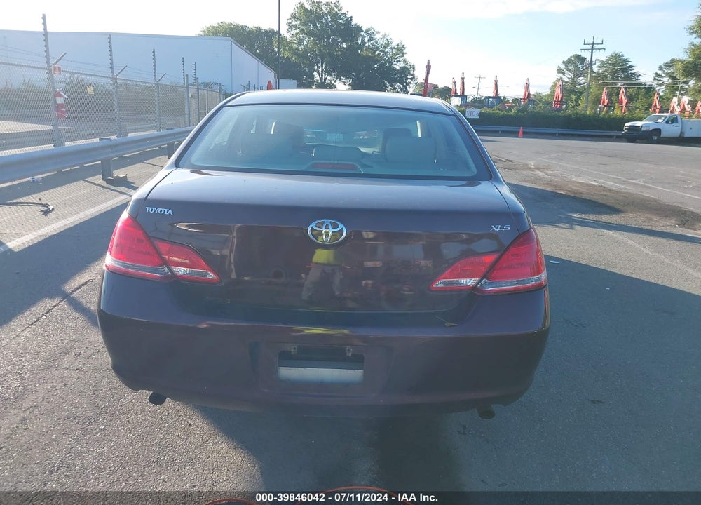 2007 TOYOTA AVALON XLS VIN: 4T1BK36B67U242481