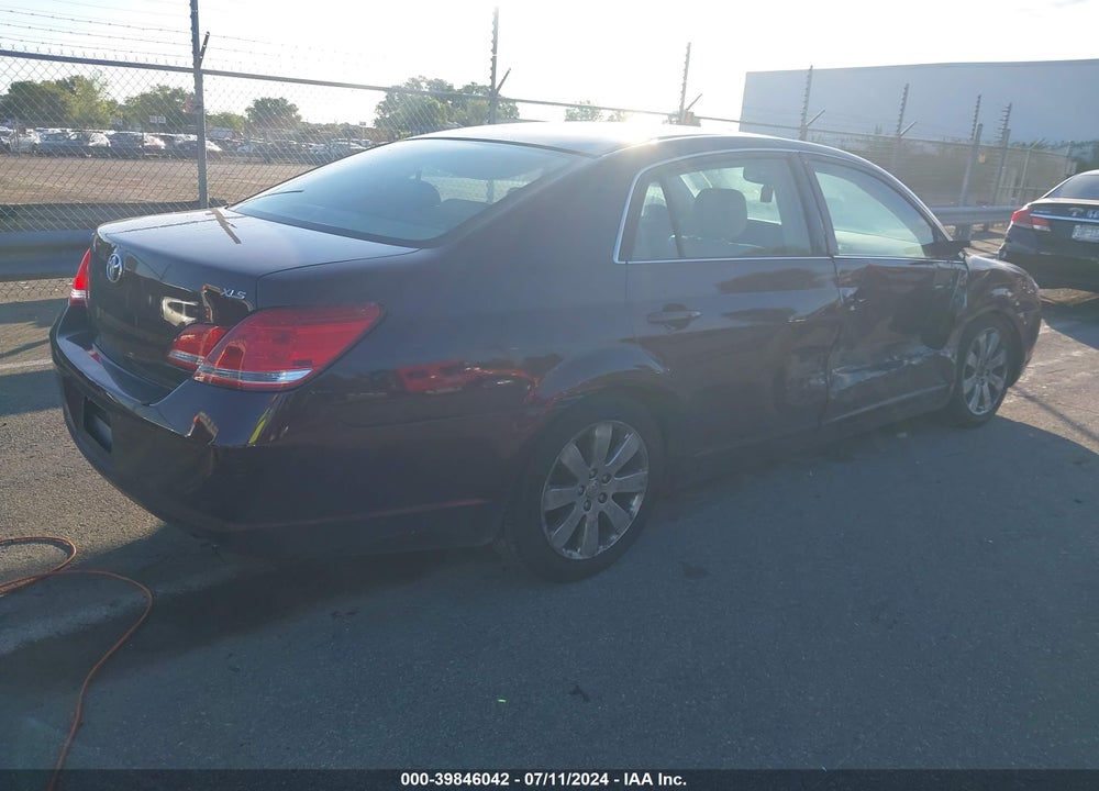 2007 TOYOTA AVALON XLS VIN: 4T1BK36B67U242481
