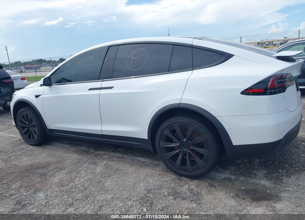 2022 TESLA MODEL X DUAL MOTOR ALL-WHEEL DRIVE VIN: 7SAXCBE5XNF359793
