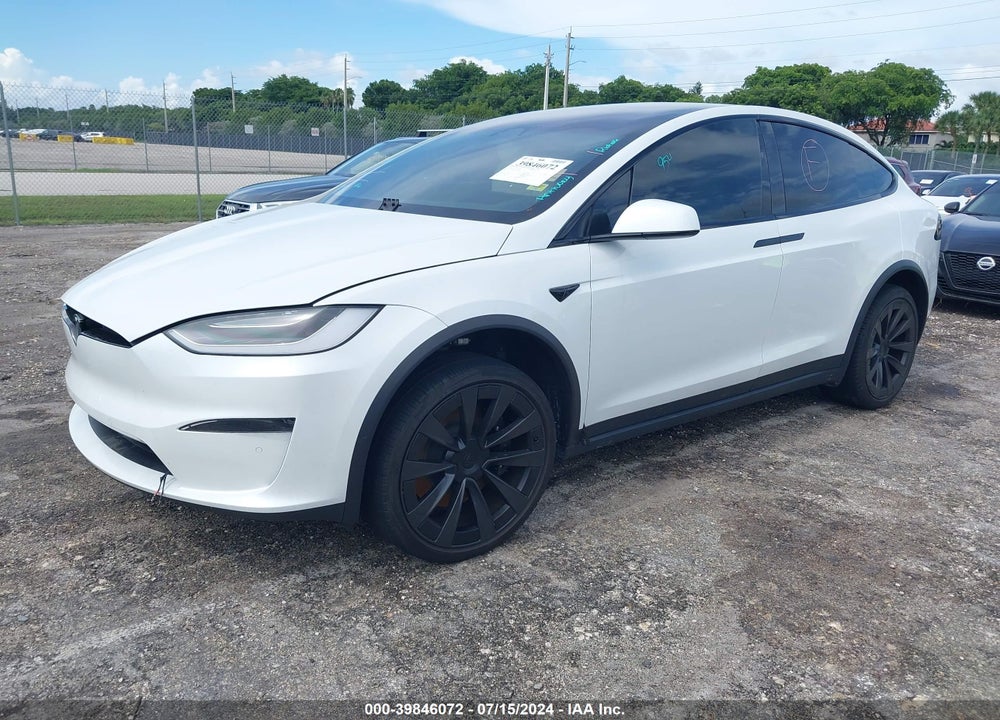 2022 TESLA MODEL X DUAL MOTOR ALL-WHEEL DRIVE VIN: 7SAXCBE5XNF359793
