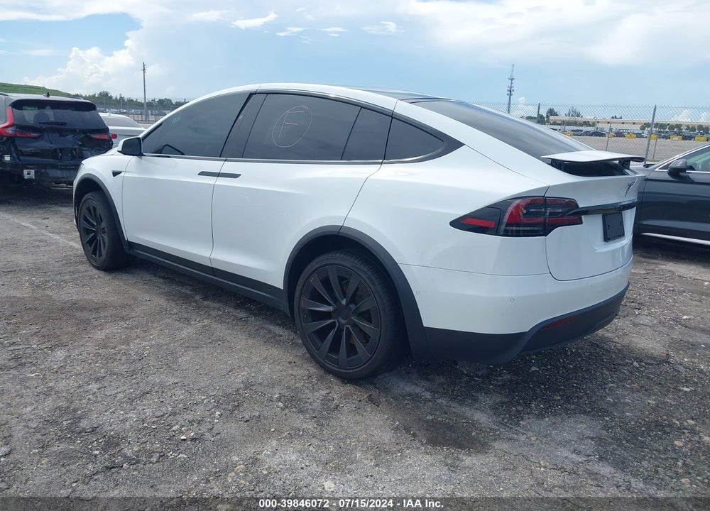 2022 TESLA MODEL X DUAL MOTOR ALL-WHEEL DRIVE VIN: 7SAXCBE5XNF359793