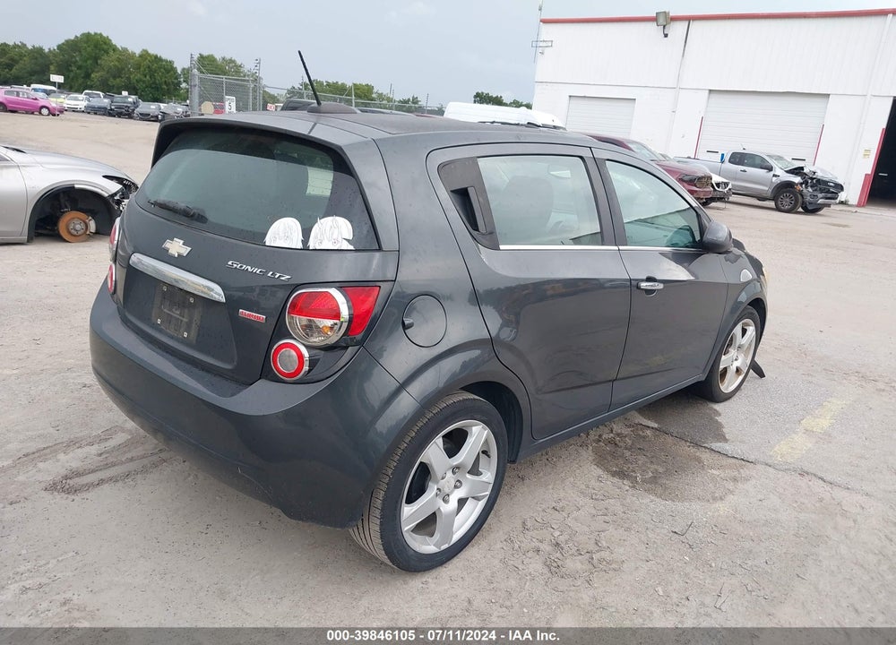 2016 CHEVROLET SONIC LTZ AUTO VIN: 1G1JE6SB8G4158895