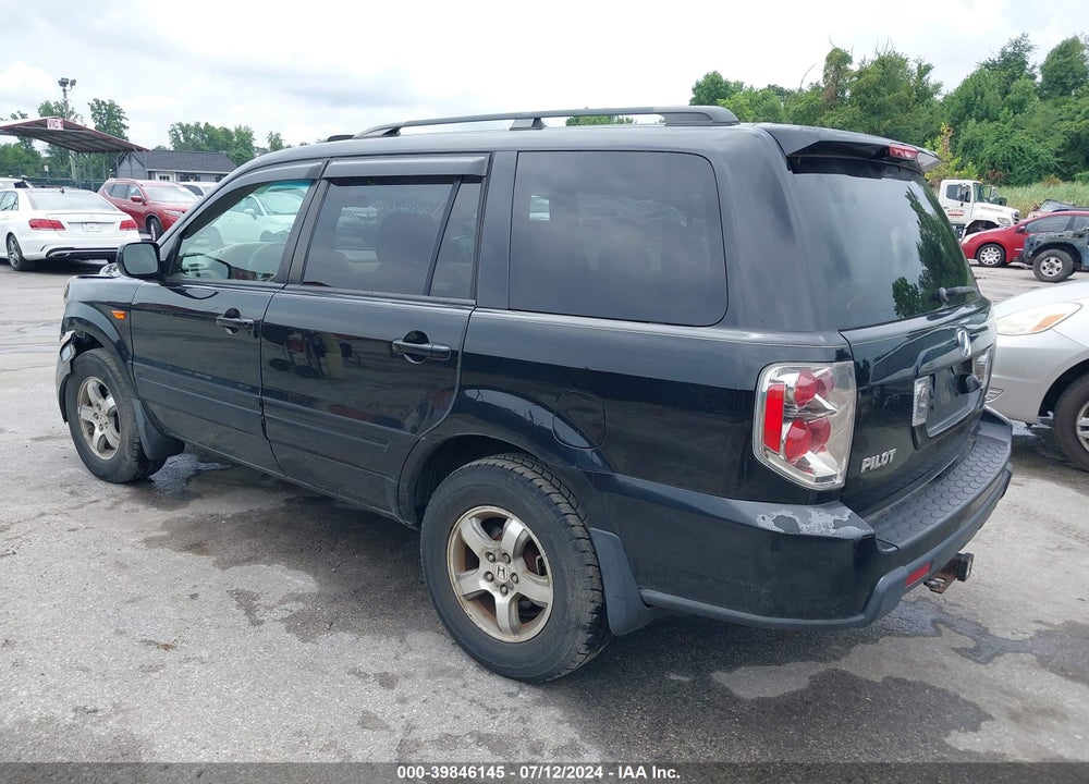 2007 HONDA PILOT EX-L VIN: 2HKYF18717H506930