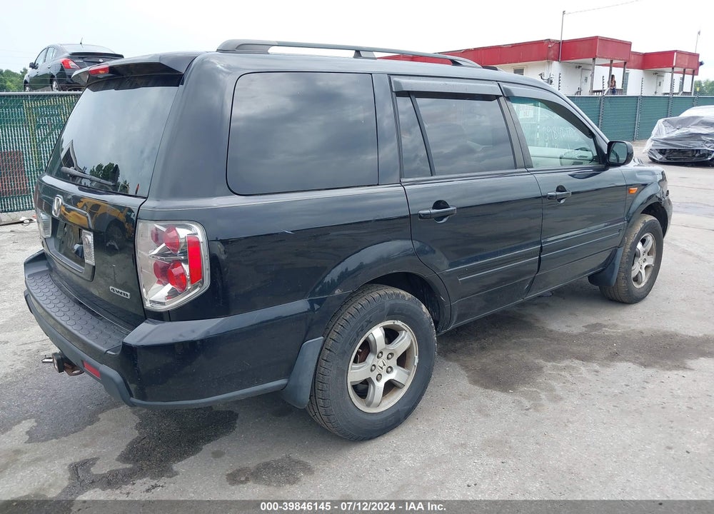 2007 HONDA PILOT EX-L VIN: 2HKYF18717H506930