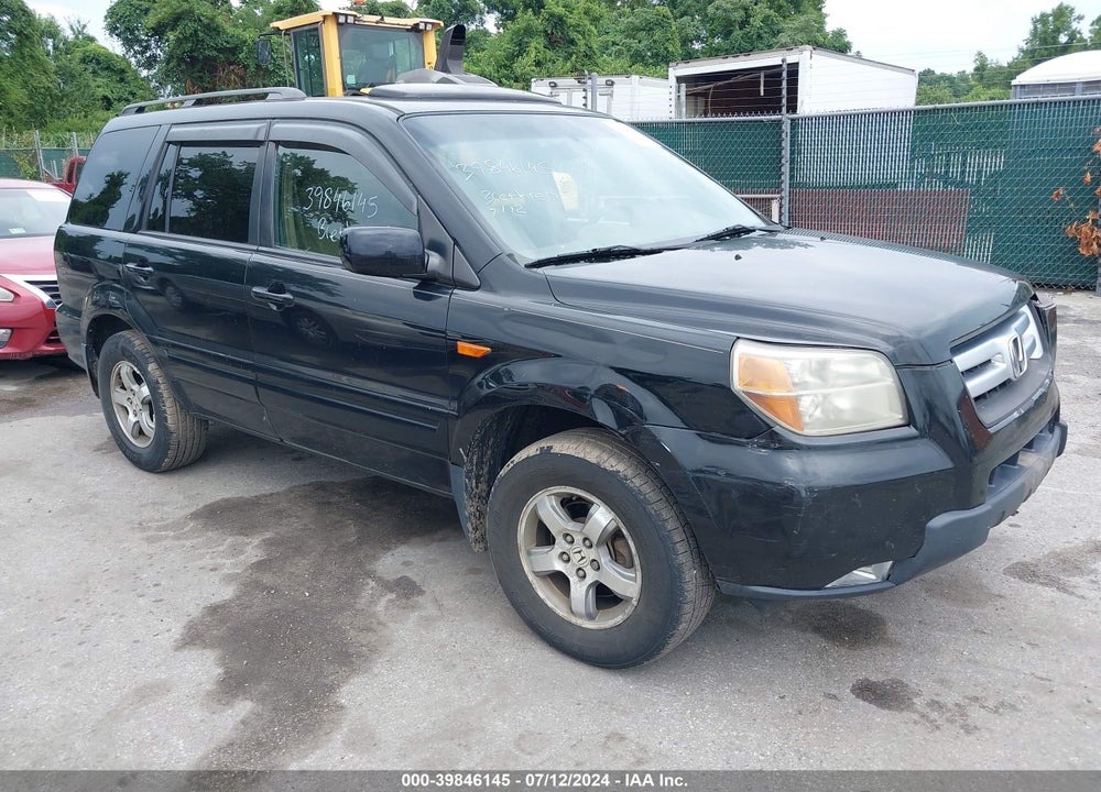 2007 HONDA PILOT EX-L VIN: 2HKYF18717H506930