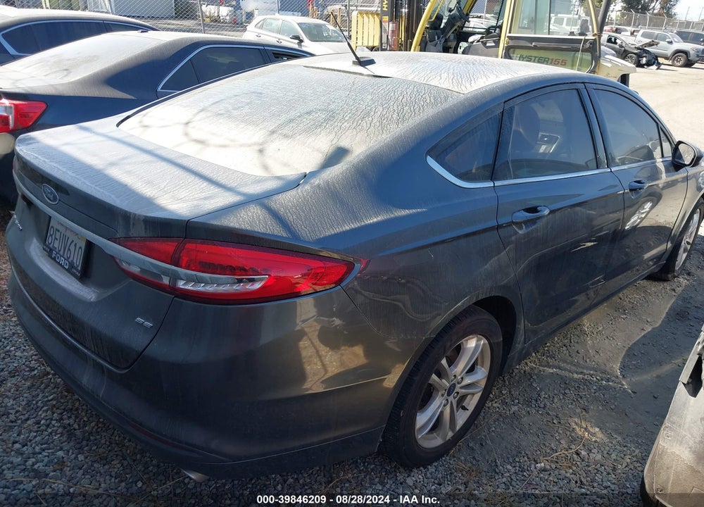 2018 FORD FUSION SE VIN: 3FA6P0H73JR250167