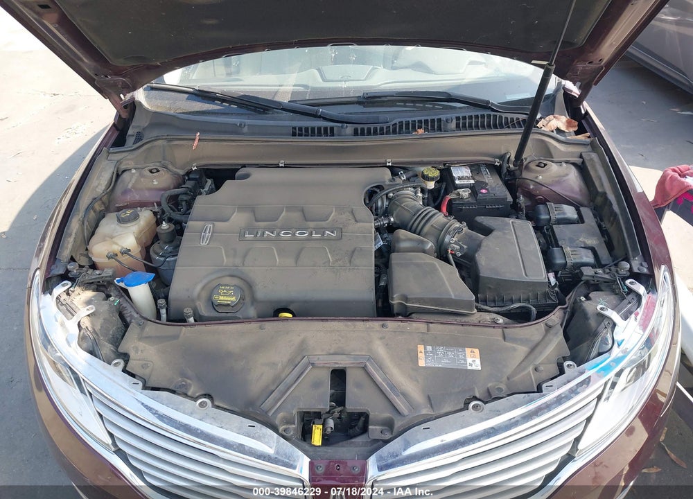 2013 LINCOLN MKZ VIN: 3LN6L2GK0DR829236