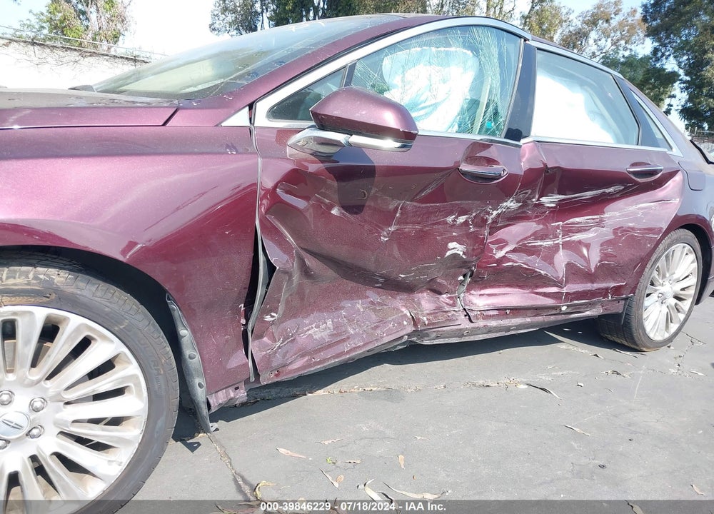 2013 LINCOLN MKZ VIN: 3LN6L2GK0DR829236