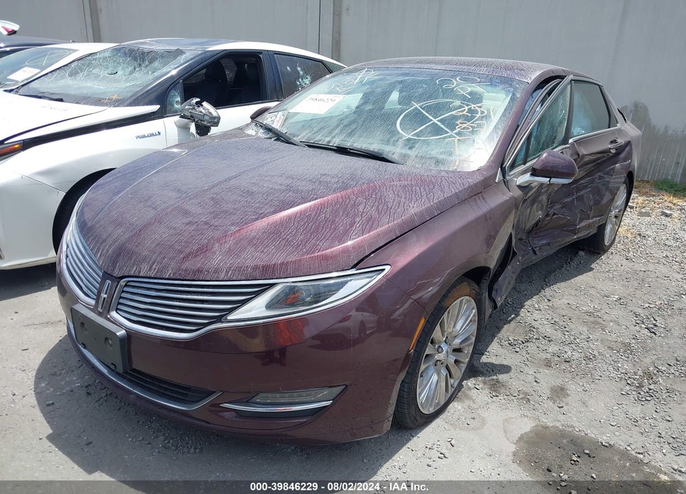 2013 LINCOLN MKZ VIN: 3LN6L2GK0DR829236