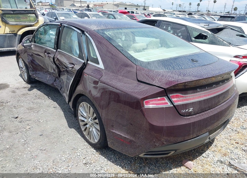 2013 LINCOLN MKZ VIN: 3LN6L2GK0DR829236