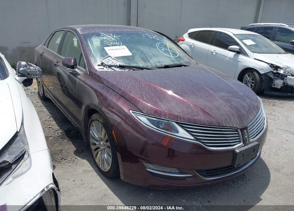 2013 LINCOLN MKZ VIN: 3LN6L2GK0DR829236