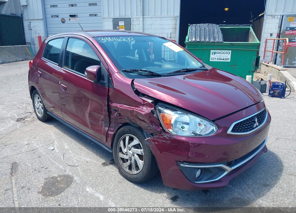 2017 MITSUBISHI MIRAGE SE VIN: ML32A4HJ2HH009955