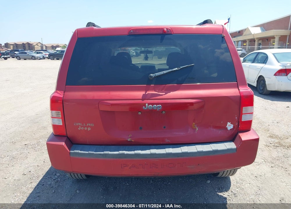 2007 JEEP PATRIOT SPORT VIN: 1J8FT28W07D273490