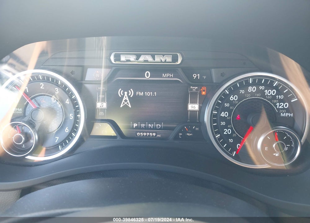 2019 RAM 2500 LAIE  4X4 6'4 BOX VIN: 3C6UR5FJ6KG561197