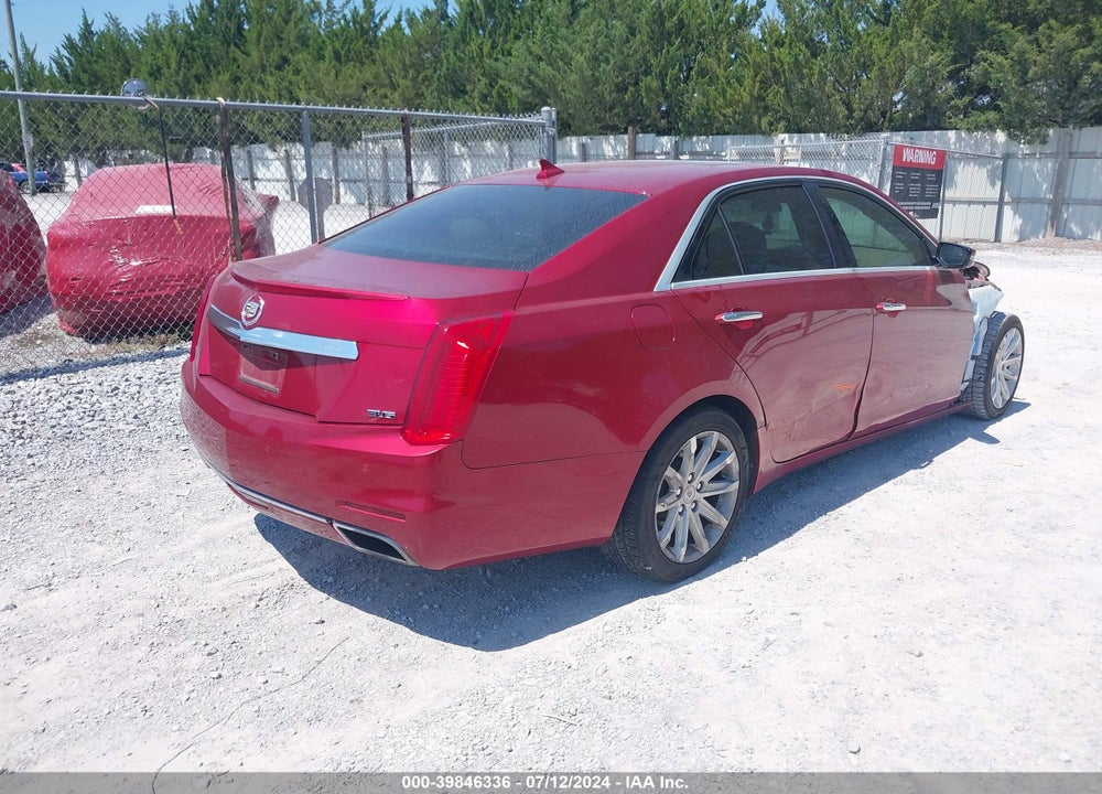 2014 CADILLAC CTS LUXURY VIN: 1G6AR5S33E0143291