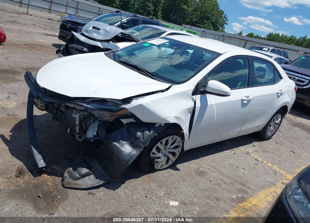 2019 TOYOTA COROLLA LE VIN: 5YFBURHE1KP946196