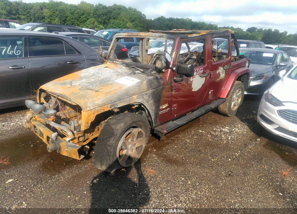 2008 JEEP WRANGLER UNLIMITED SAHARA VIN: 1J4GA59148L565084