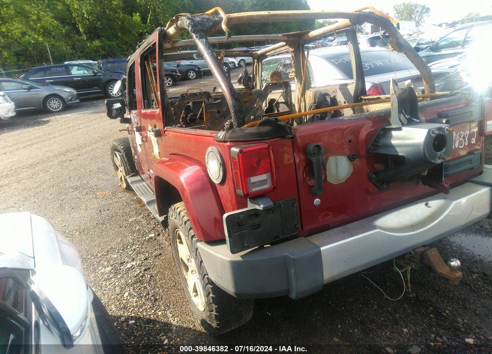 2008 JEEP WRANGLER UNLIMITED SAHARA VIN: 1J4GA59148L565084