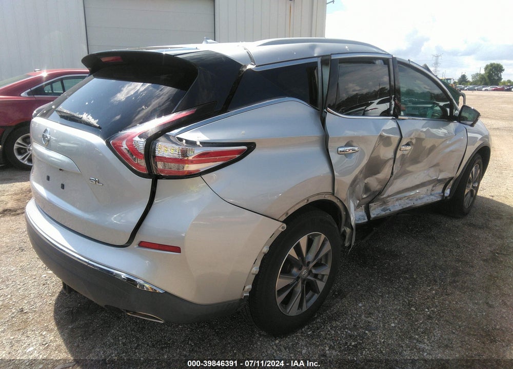 2015 NISSAN MURANO PLATINUM/S/SL/SV VIN: 5N1AZ2MG6FN201051
