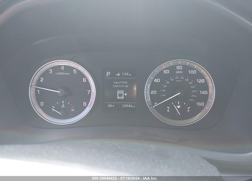 2019 HYUNDAI SONATA SE VIN: 5NPE24AF8KH752044