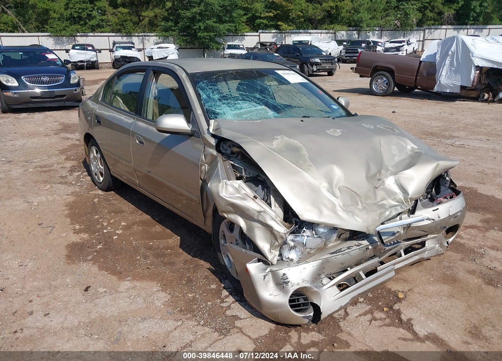 2001 HYUNDAI ELANTRA GLS VIN: KMHDN45D21U238654