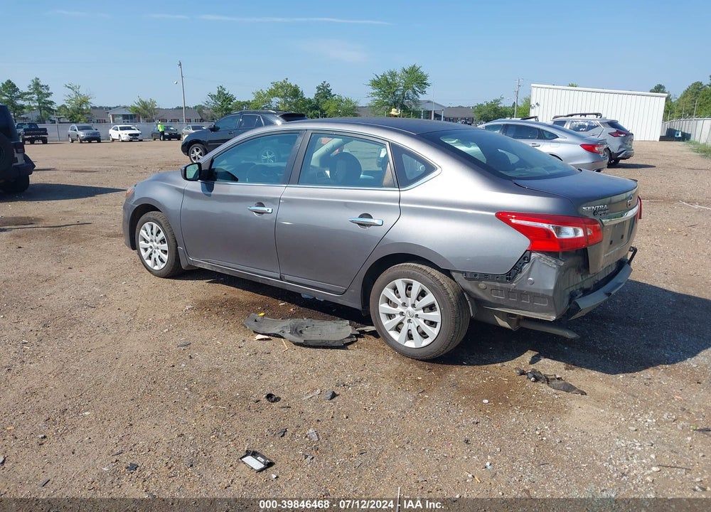 2018 NISSAN SENTRA S VIN: 3N1AB7AP6JY332280
