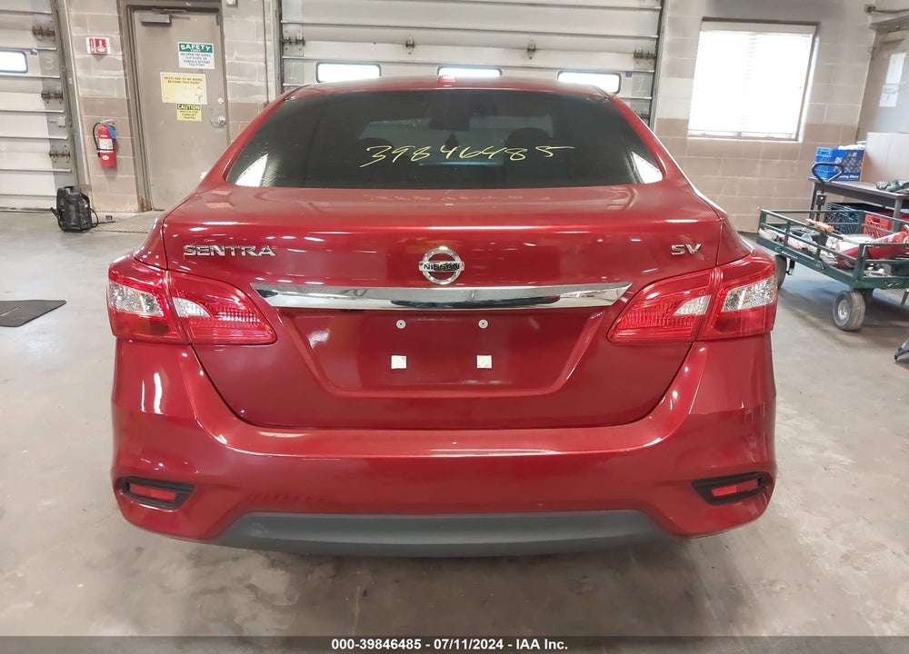 2017 NISSAN SENTRA SV VIN: 3N1AB7AP6HY331561