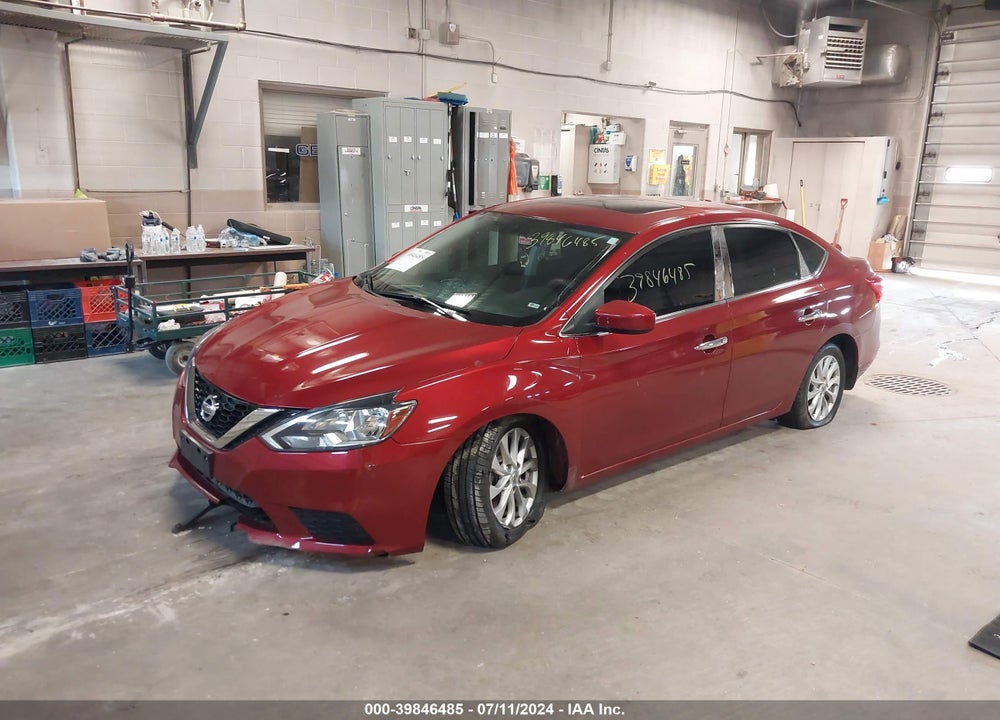 2017 NISSAN SENTRA SV VIN: 3N1AB7AP6HY331561
