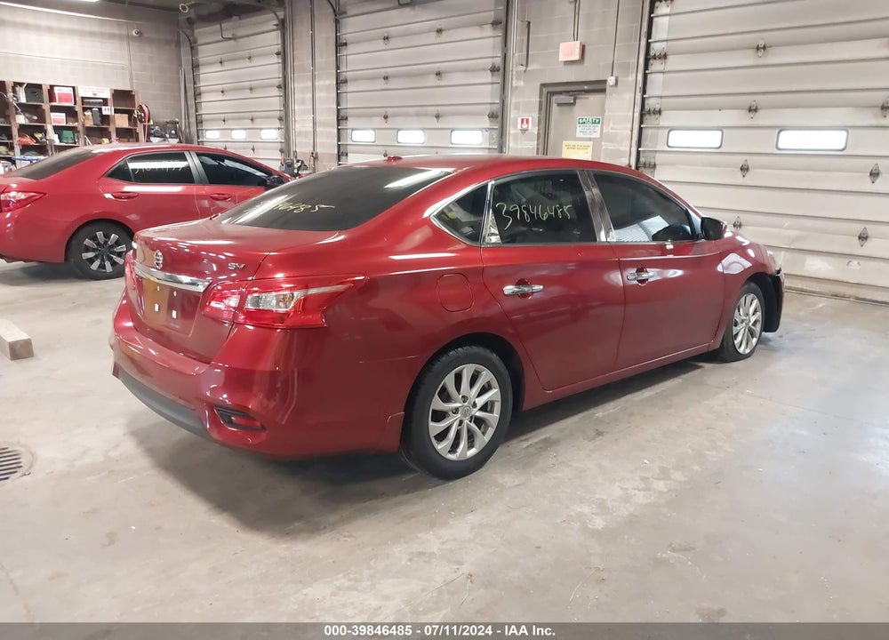 2017 NISSAN SENTRA SV VIN: 3N1AB7AP6HY331561